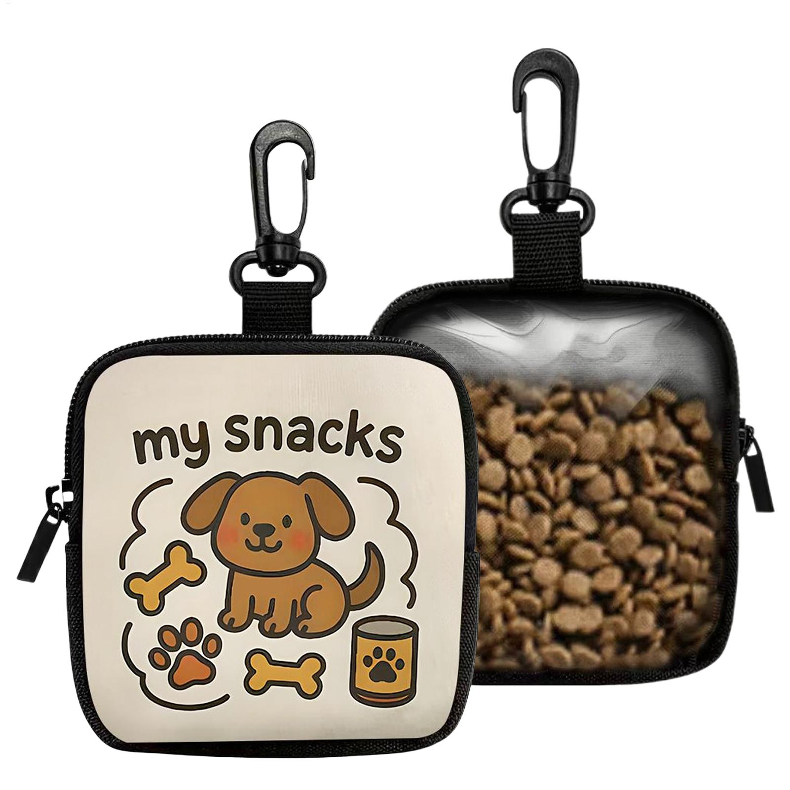 Food Snacks For Hiking - Bolsa Portátil para Petiscos de Cães,