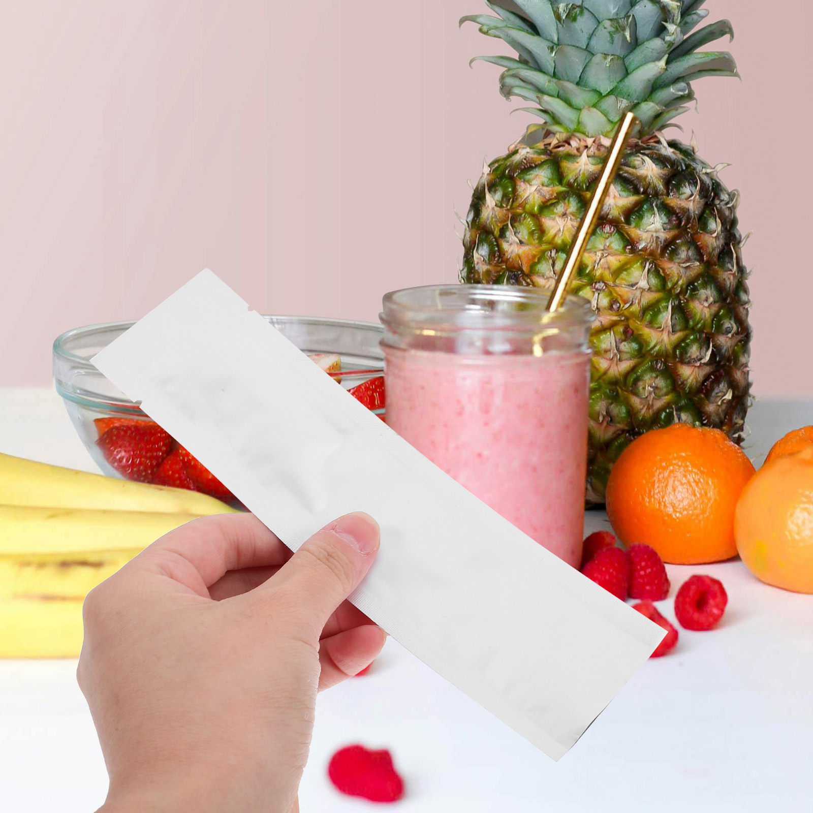 Food Snacks With Protein - 100 Sacos a Vácuo Multifuncionais para
