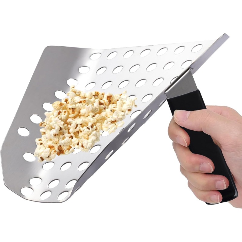 Quick Food Snacks - Colher de pipoca de aço inoxidável,
