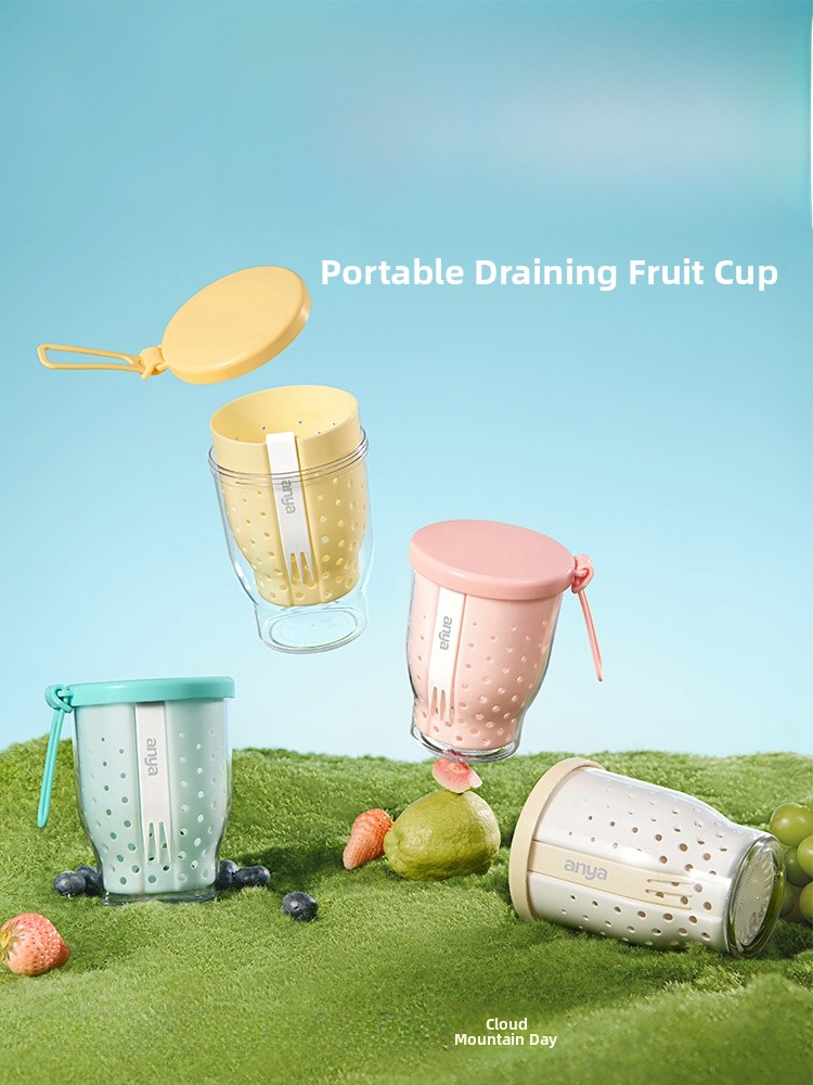 Copo Portátil para Frutas com  - Food Snacks Online avaliação e preço
