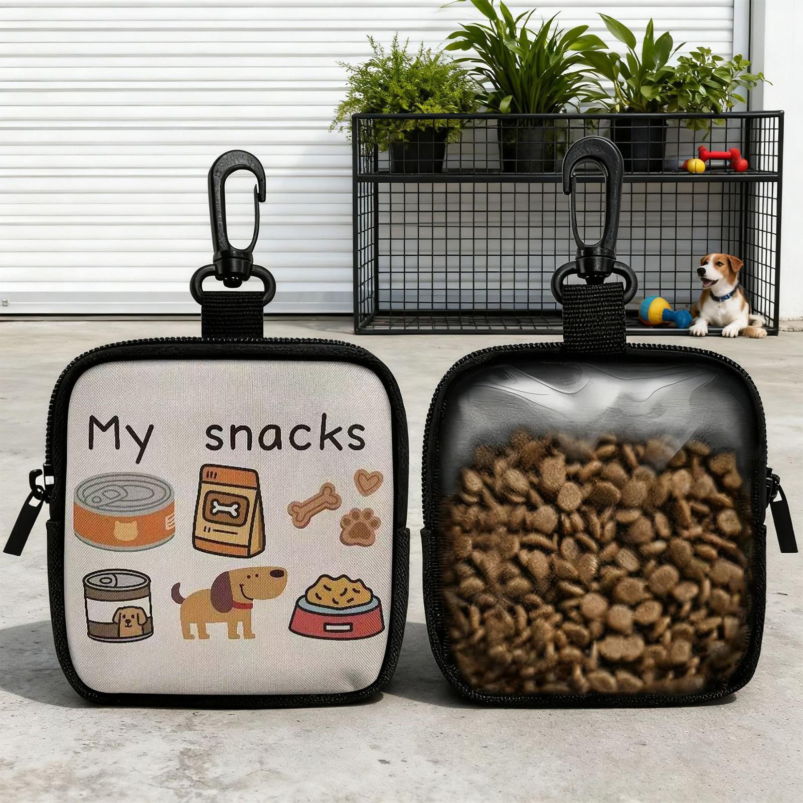 Cão deleite bolsa portátil dis - Food Snacks For Hiking avaliação e preço