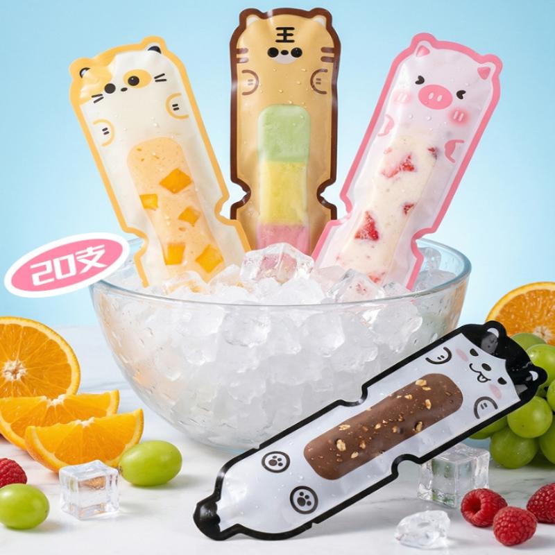 20 Sacos de Picolé DIY com Des - Food Snacks Healthy avaliação e preço