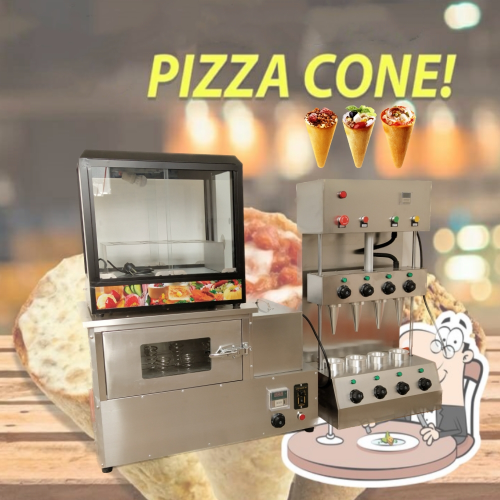Máquina de Cone de Pizza Popul - Food Snacks Healthy avaliação e preço