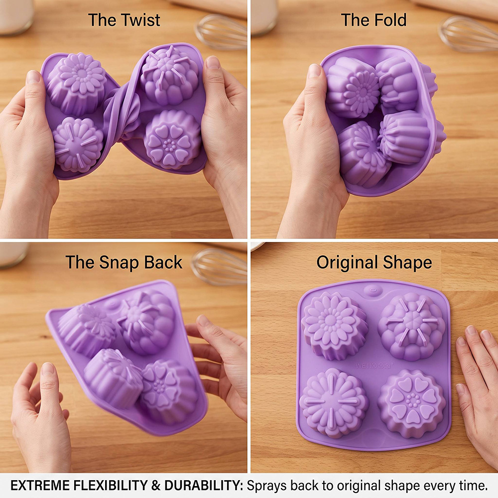 Molde de Silicone em Forma de  - Food Snacks Healthy avaliação e preço